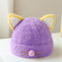 Winter cute ear protection knitted hat super cute warm hat 17.7-20.4 inches