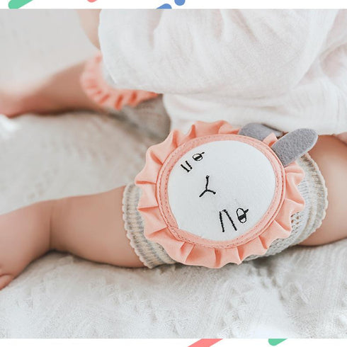 Cotton Knee Pad Cartoon Breathable Newborn Baby Crawling Knee Pad