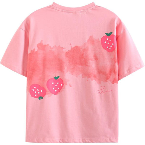 Tie Dyed T-shirt Short Sleeve Children's Casual Top