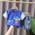Boys summer short sleeve suit