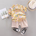 Children's Shell Pattern Shirt Shorts Set