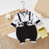 Autumn Dress Boy Baby Jumpsuit Cute Bear Outside Suit