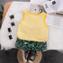 Boys summer suit vest two-piece set
