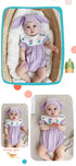 Summer New Baby Girl Jumpsuit Baby Girl Ha Clothes Climbing Suit Sweet Embroidered Fart Coat Hat Two-piece Set