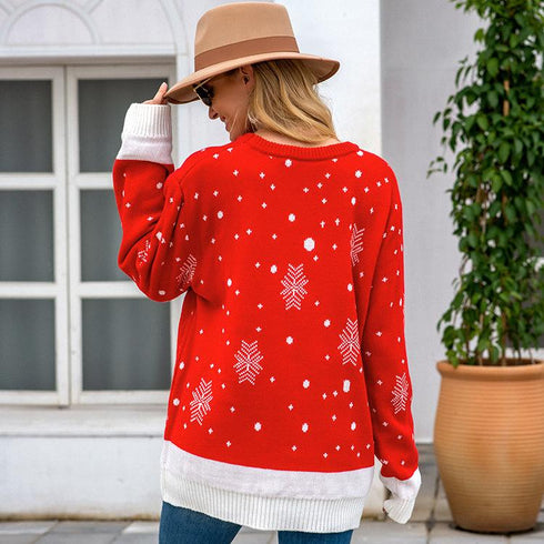 Christmas Sweater Women's Knit Top
