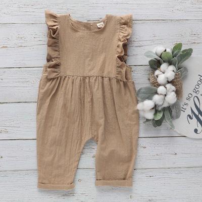 Sleeveless jumpsuit for children
