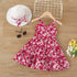 Summer Girl's Strap Floral Dress