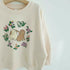 Rabbit Flower Long Sleeve Sweat