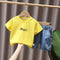 Boys summer suit short sleeve two-piece set
