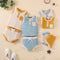 Summer children sleeveless triangle short two-piece set