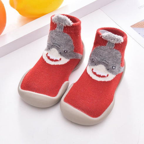 Children's Fall/Winter Animal Anti-skid Toddler Shoes Prewalker
