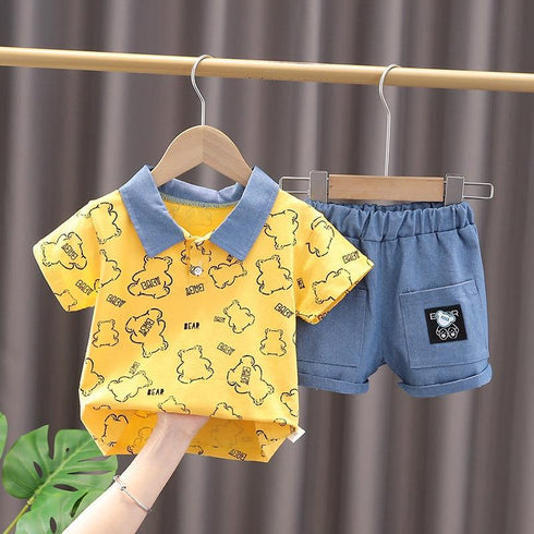 Children's Short Sleeve Set Two-Piece Set