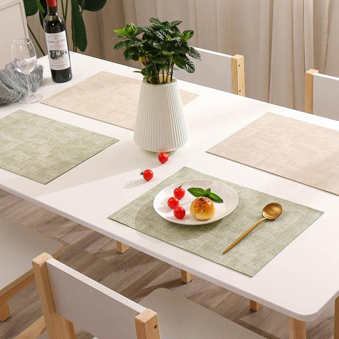 Rectangular Heat Insulation Table Mat Restaurant Hotel Western Mat Waterproof Plate Mat