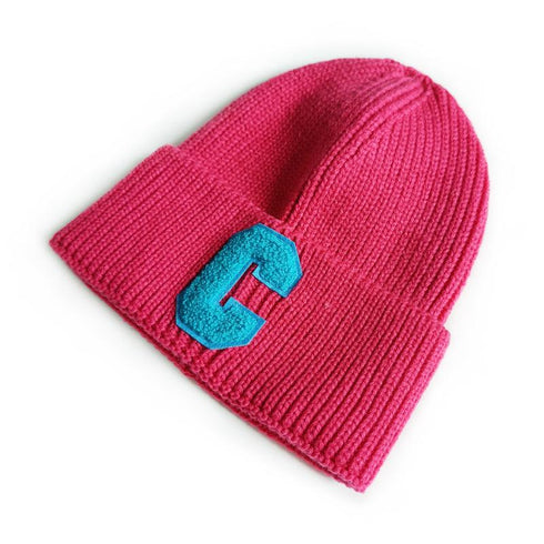 Letter C Wool Beanie