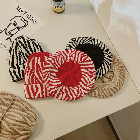 Melon Skin Knitted Hat