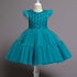 Children's Dress Princess Dress Christmas Performance Costume Small Host Show Yarn Dress
