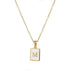 Cube Fritillaria Pendant Necklace
