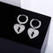 Heartbreak Love Earrings Zircon Hip Hop Simple Women's Earrings Jewelry
