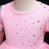 Girls Long Sleeve Dress Autumn New Gradient Starry Mesh Sequins Children's Dress Princess Dress