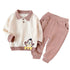 Boys Spring and Autumn Long Sleeve Casual Pants Two-Piece Set