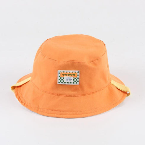 Spring and summer baby fisherman's hat(Two sides can take), Circumference 19 in