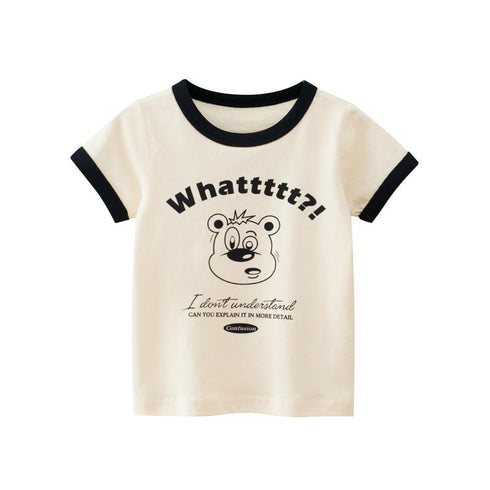Summer girl short sleeve bear