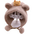 Autumn and winter bear baby warm ear protection plush cap 17.3-19.6 inches
