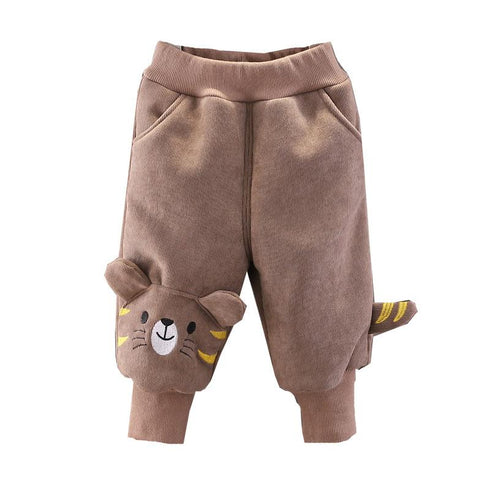 Winter Children Thickened Warm Cotton Pants