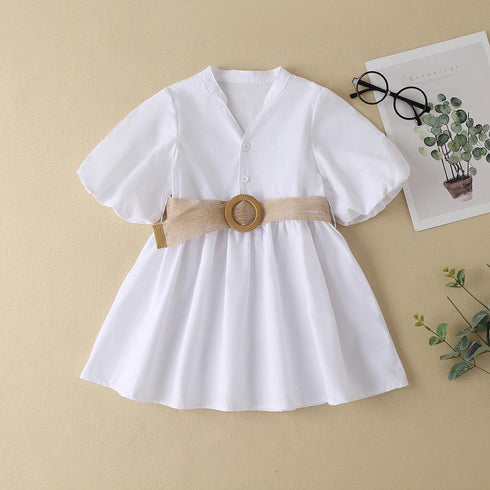 Summer Girl's Simple Dress