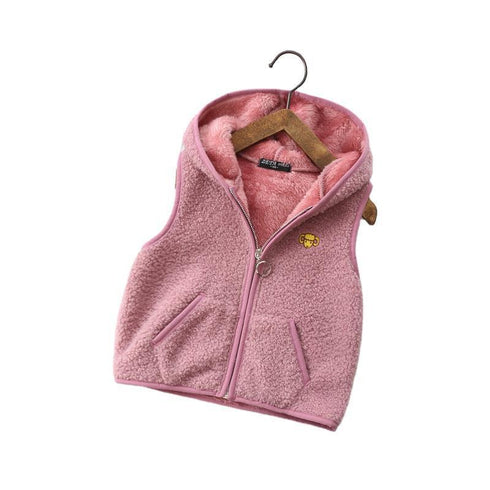 Children's Vest Hooded Cashmere Top