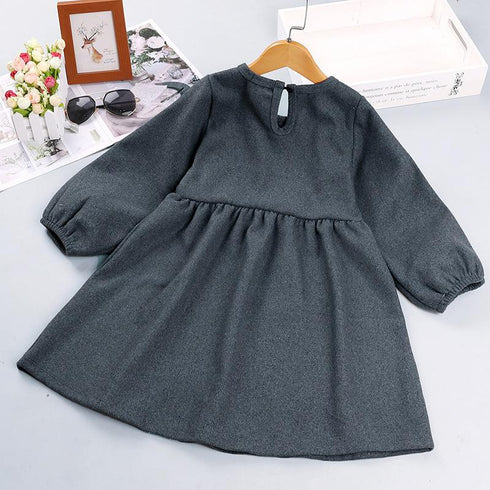 Girl's Dress Long Sleeve Princess Skirt