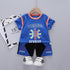 Summer children's clothing short sleeve suit two-piece set