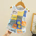 Children's Mesh Breathable Vest Shorts Two-piece Set