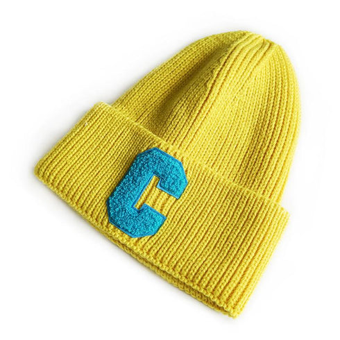 Letter C Wool Beanie
