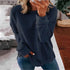Spring and Autumn Women's Top Turtleneck Solid Color Long Sleeve T-shirt