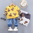 Children's Long Sleeve Sweatshirt Jeans Two-Piece Set