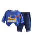 Spring and Autumn Boys' Long Sleeve Suit Two-Piece Set