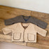 In autumn and winter, children wear cotton-padded clothes and baby coats on both sides