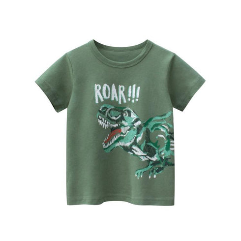 Children's Dinosaur Roar Short Sleeve T-shirt