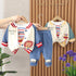 Spring and Autumn Boys Sports Baseball Suit Set of Three