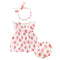 Summer gauze girl princess skirt dress set of three