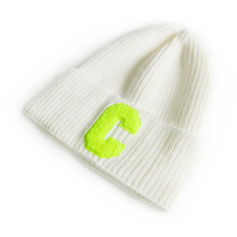 Letter C Wool Beanie
