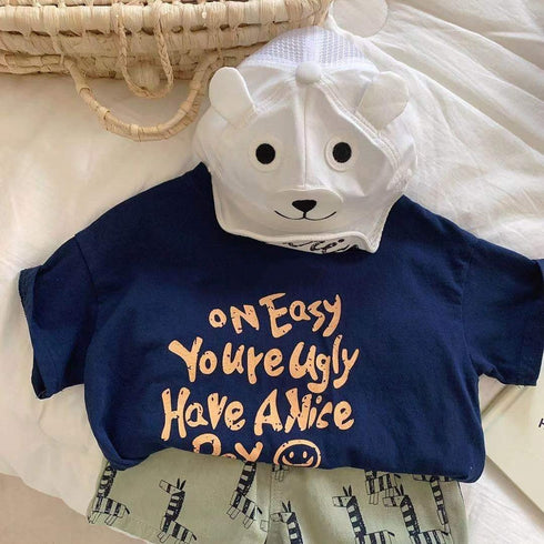 Simple English Font Short Sleeve T-shirt