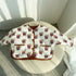 Children's cotton-padded jacket liner on both sides wear cotton-padded baby coat