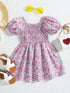 Summer Girl's Floral Dress