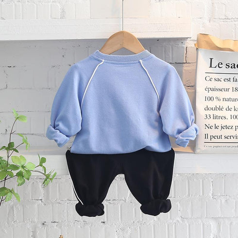 Boys spring and autumn suit two-piece set