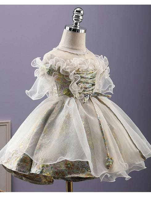 Girl Lolita Princess Dress Birthday Dress Girl's Performance Dress European Dress Dress