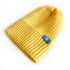 Warm knitted smiling face multicolor hat 13.77 inches