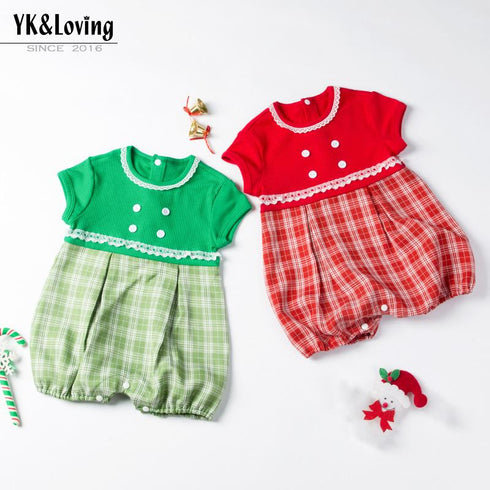 Christmas baby jumpsuit