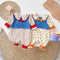 Autumn Baby Girl Flower Ha Clothes Outside Suit Jumpsuit